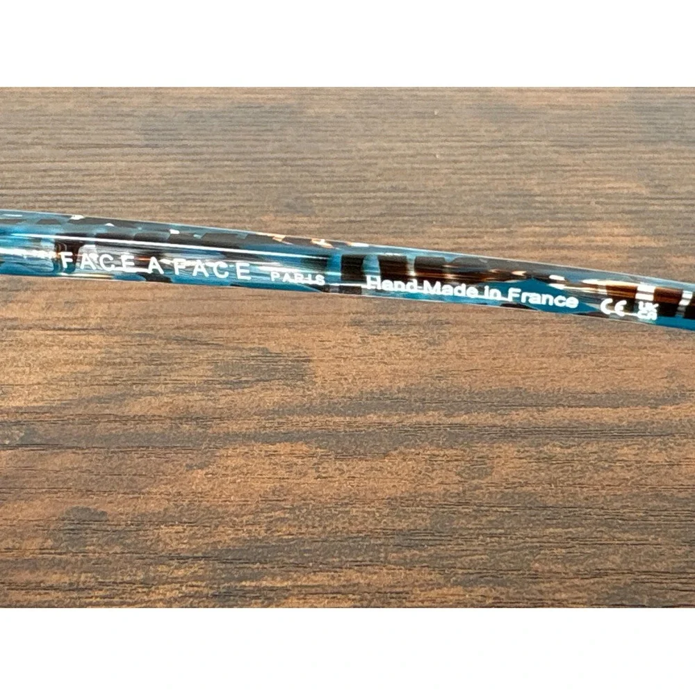 Face a Face Paris Moves 2 Eyeglasses Clear Blue Magenta Cat Eye Frames 52-17-142